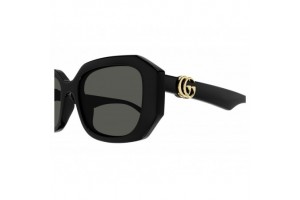 Gucci GG1535S 001 - fényes fekete keret, szürke lencse