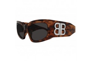 Balenciaga BB0321S 003 Shiny Havana Grey napszemüveg