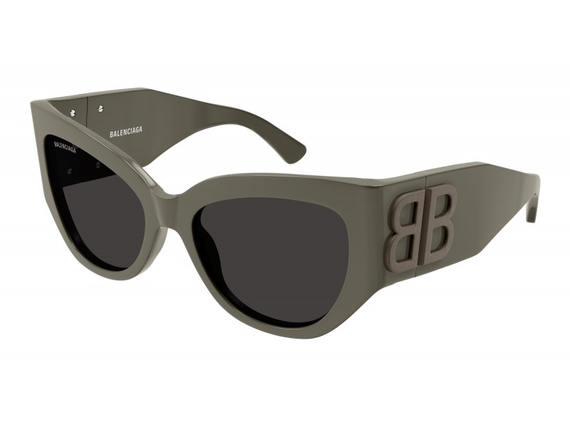 Balenciaga BB0322S 004 Shiny Brown Grey napszemüveg