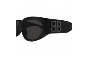 Balenciaga BB0324SK 001 - fényes fekete-szürke napszemüveg