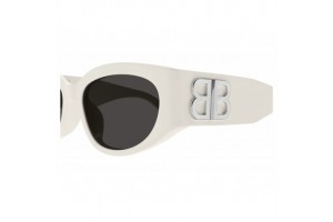 Balenciaga BB0324SK 004 – SHINY WHITE GREY napszemüveg