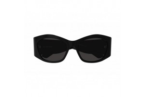 Balenciaga BB0329S 001 női napszemüveg – fényes fekete/szürke