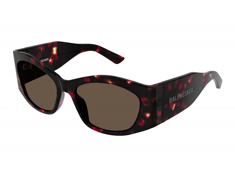 Balenciaga BB0329S RED HAVANA barna napszemüveg