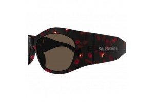 Balenciaga BB0329S RED HAVANA barna napszemüveg