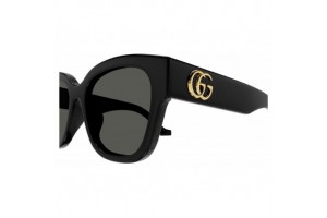 Gucci GG1550SK 001 - fényes fekete-szürke napszemüveg