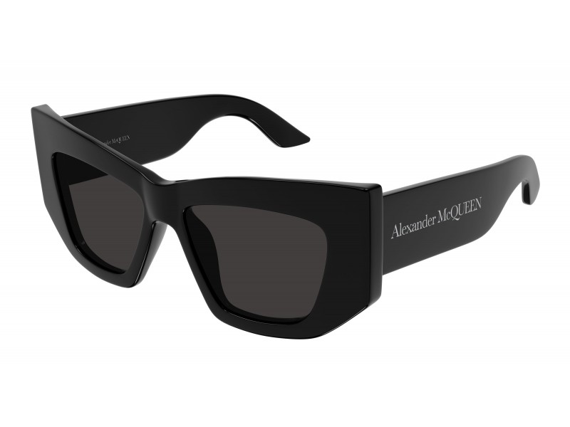 Alexander McQueen AM0448S fekete-szürke női napszemüveg