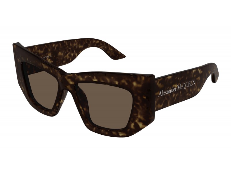 Alexander McQueen AM0448S Dark Havana napszemüveg