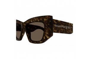 Alexander McQueen AM0448S Dark Havana napszemüveg