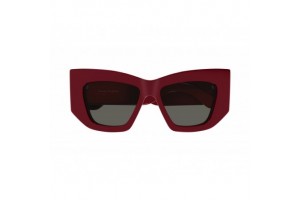 Alexander McQueen AM0448S napszemüveg - fényes piros-szürke