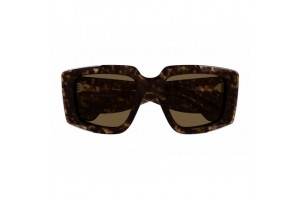 Alexander McQueen AM0446S 002 - Silver Havana