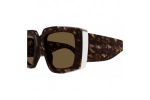 Alexander McQueen AM0446S 002 - Silver Havana