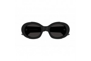 Alexander McQueen AM0445S ezüst-fekete napszemüveg