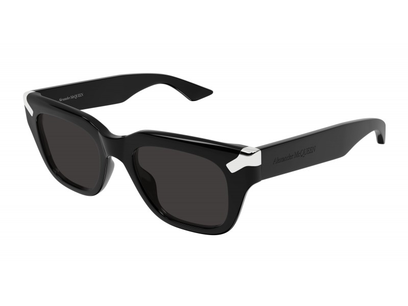 Alexander McQueen AM0439S napszemüveg fekete-szürke