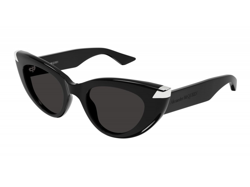 Alexander McQueen AM0442S 001 - fekete-szürke napszemüveg