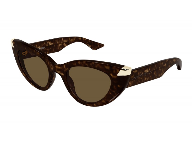 Alexander McQueen AM0442S 003 - Dark Havana női napszemüveg