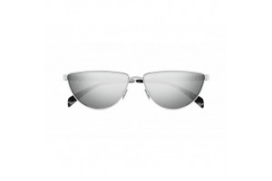 Alexander McQueen AM0456S 004 fényes ezüst napszemüveg