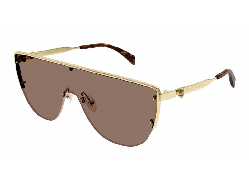 Alexander McQueen AM0457S aranybarna napszemüveg
