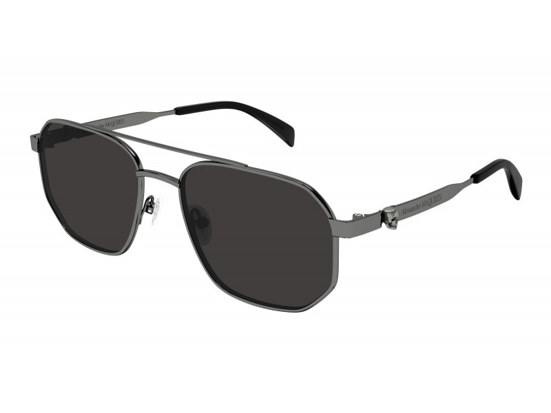 Alexander McQueen AM0458S napszemüveg - DARK RUTHENIUM GREY
