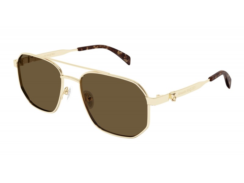 Alexander McQueen AM0458S 002 - Fényes aranybarna