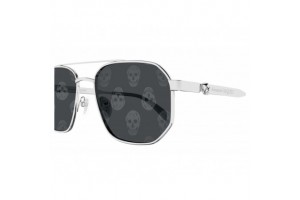 Alexander McQueen AM0458S 004 — ezüst tükrös napszemüveg