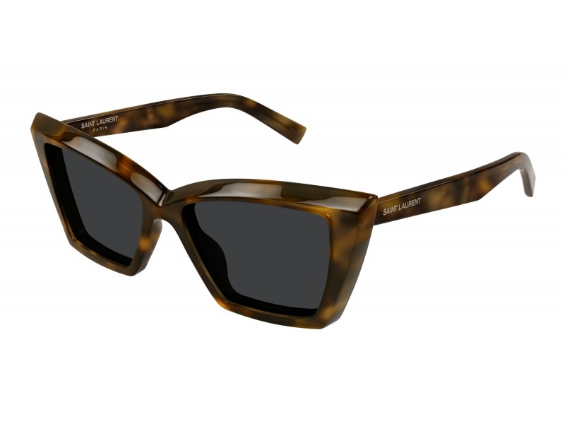 Saint Laurent SL 657 002 Shiny Havana női napszemüveg