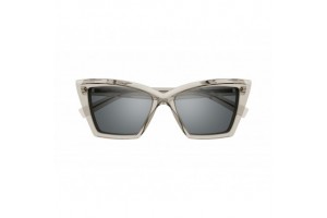 Saint Laurent SL 657 transparent beige - mirror silver