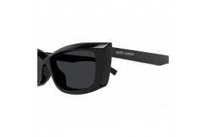 Saint Laurent SL 658, fényes fekete női napszemüveg