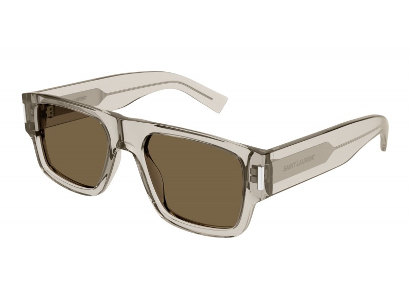 Saint Laurent SL 659 004 átlátszó bézs-barna napszemüveg