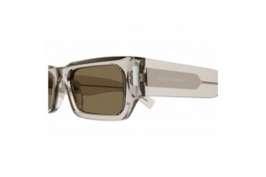 Saint Laurent SL 660 004 – Transparent Beige Brown napszemüveg