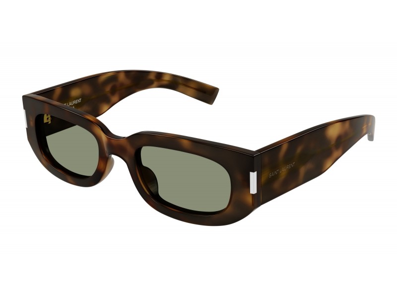 Saint Laurent SL 697 Shiny Havana Green napszemüveg