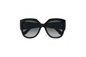 Gucci GG1407S 001 - fényes fekete napszemüveg, szürke lencse