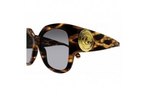 Gucci GG1407S 002 Shiny Havana szürke napszemüveg