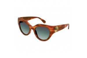 Gucci GG1408S 004 Shiny Havana zöld átmenetes napszemüveg