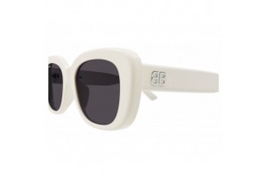 Balenciaga BB0295SK 003 női napszemüveg fehér-szürke