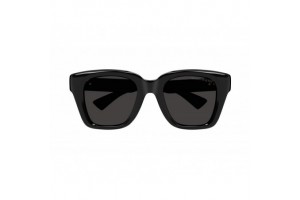 Alexander McQueen AM0432SA 001 - Fényes fekete-szürke napszemüveg