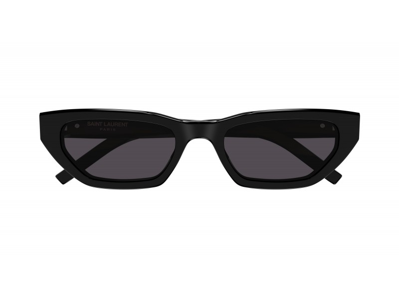 Saint Laurent SL M126 001 – Fényes fekete napszemüveg