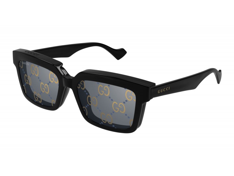 Gucci GG1543S 001 Shiny Black áttetsző napszemüveg