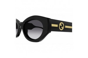 Gucci GG1553S 001 Shiny Black - szürke degradé