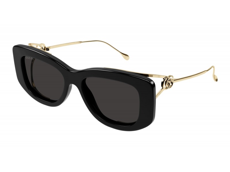 Gucci GG1566S 001 - fényes fekete-szürke napszemüveg