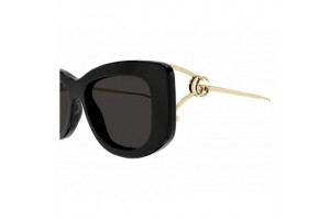 Gucci GG1566S 001 - fényes fekete-szürke napszemüveg