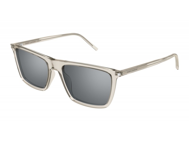 Saint Laurent SL 668 - áttetsző bézs, ezüst tükrözés