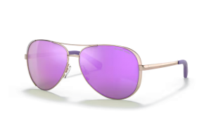Michael Kors MK5004 CHELSEA rózsaarany keret, lila tükrös lencse