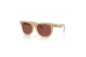RAY-BAN RBR0502S 678069 WAYFARER REVERSE Opal Beige & Honey Dark Violet napszemüveg