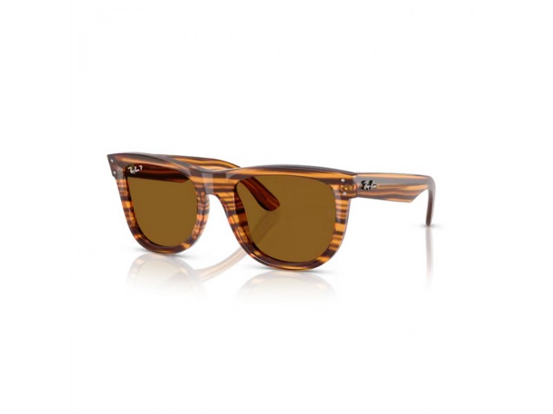 Ray-Ban RBR0502S Wayfarer Reverse Striped Havana polarizált