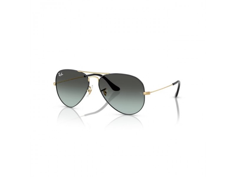 Ray-Ban RB3025 Aviator – fekete Arista, kék vintage lencse