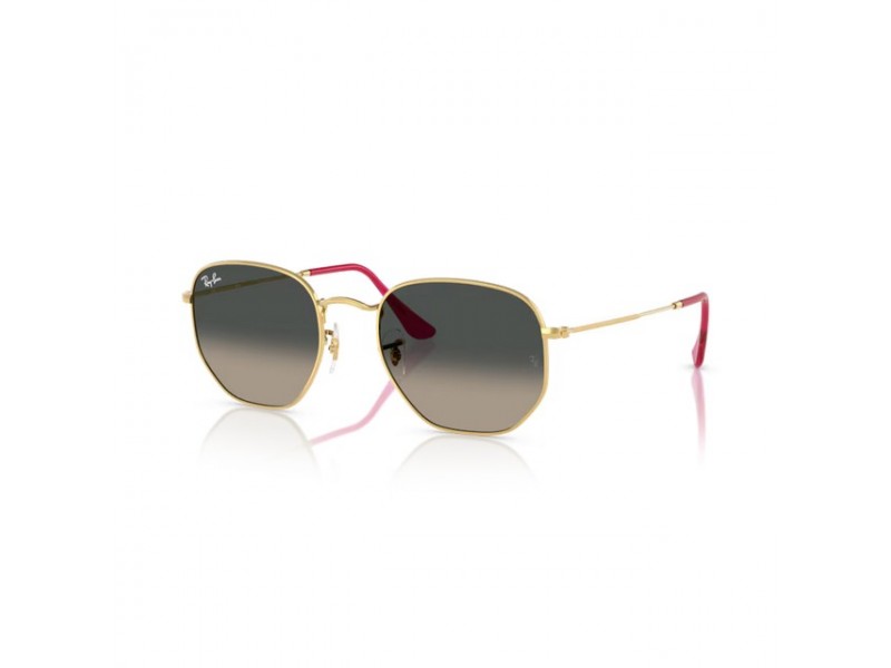 Ray-Ban RB3548N 001/71 hexagonális Arista Gold, szürke gradient