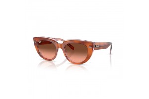 RAY-BAN RB2286 1415A5 DOREEN Red Havana On Transparent Multicolour Pink Gradient Brown napszemüveg