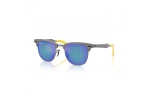 RAY-BAN RB3807M F1134L Brushed Grey On Gunmetal Polarized+ Grey Mirror Blue napszemüveg
