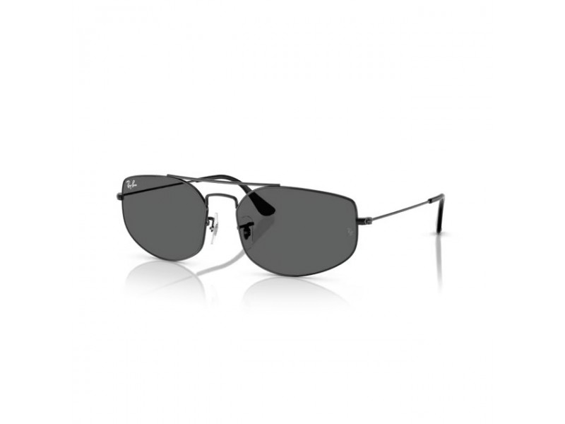 Ray-Ban RB3845 EXPLORER 5 - fekete keret, Dark Grey lencse