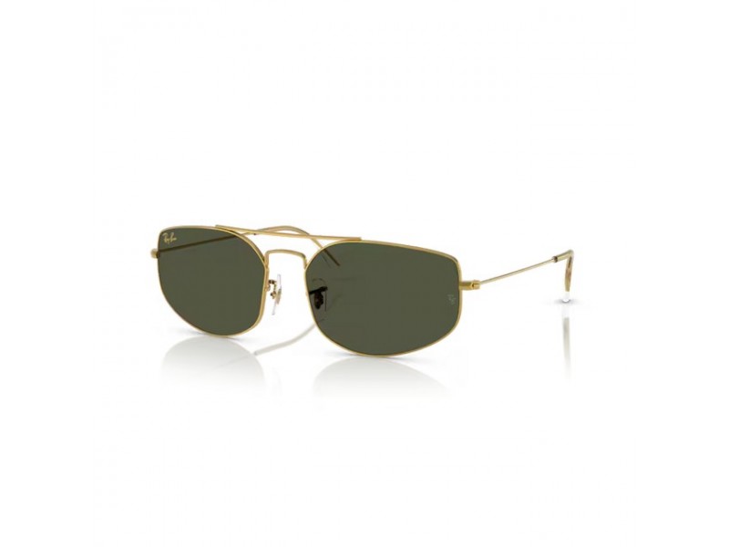 Ray-Ban RB3845 EXPLORER 5 Legend Gold G15 zöld